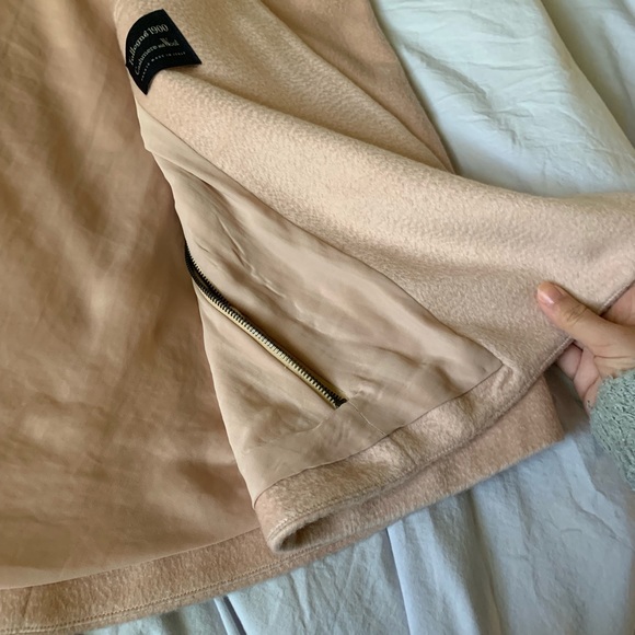 SCHAI pink cashmere wool cape size S/M - Picture 6 of 7